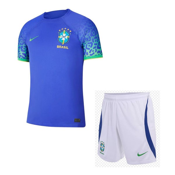 Trikot Brasilien Auswarts Kinder 2022-23